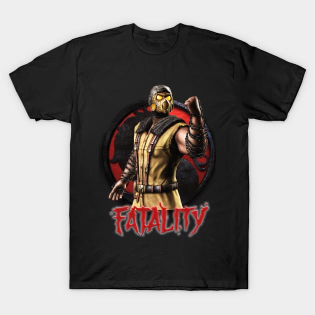 Team Scorpion Fatality Mortal Kombat Pro Kompetition T-Shirt by Pannolinno